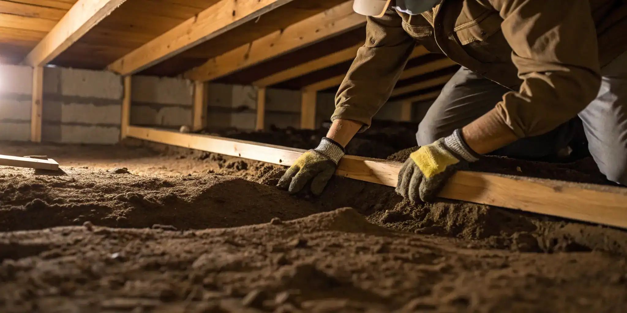 Insulate Crawl Space Dirt — Avari Foundation Repair Services