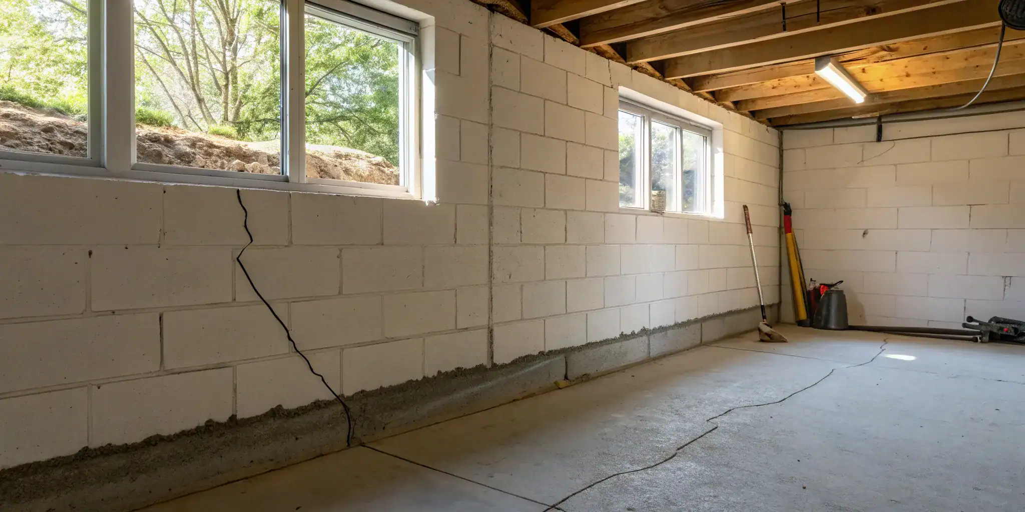 Basement Wall Crack Repair — Avari Foundation Repair Services