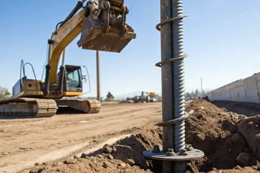 Helical Pier Installation: Complete — Avari Foundation Repair Services