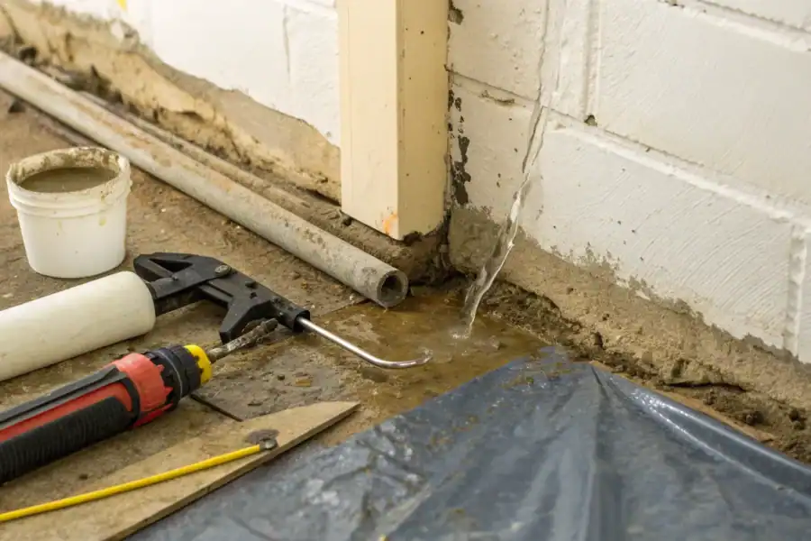 Cove Joint Seepage Diy — Avari Foundation Repair Services