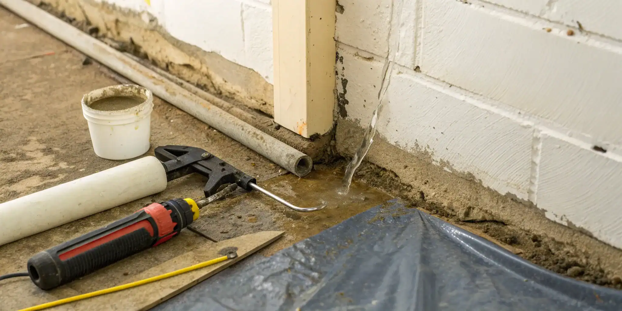 Cove Joint Seepage Diy — Avari Foundation Repair Services
