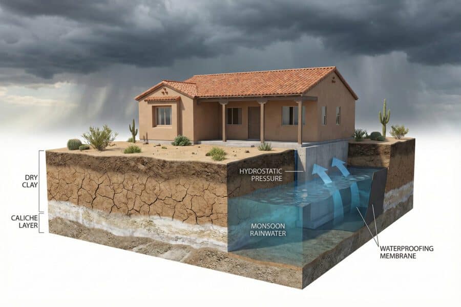 Desert Foundation Waterproofing — Avari Foundation Repair Services